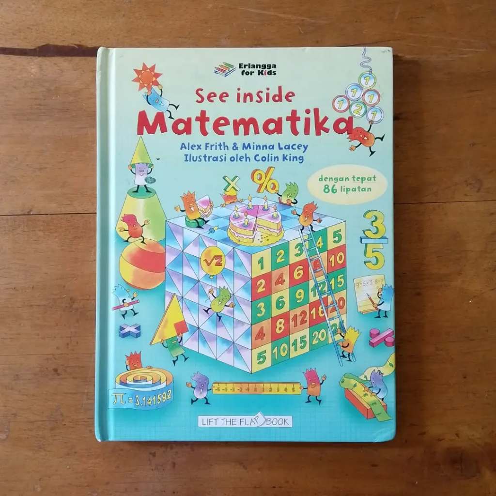 Buku Cerita Pengetahuan Anak Lift the Flap Vintage Preloved Terawat Layak Koleksi Seri See Inside Ma