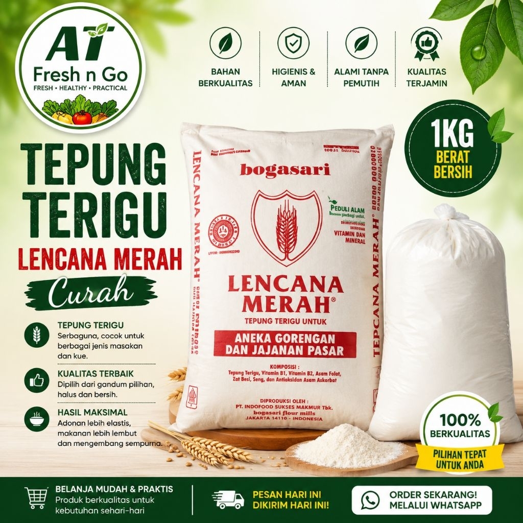Terigu Lencana Merah Curah