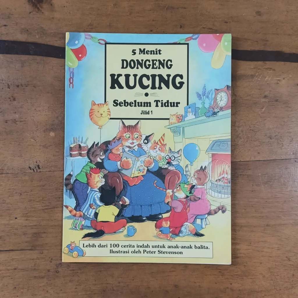 Buku Cerita Dongeng Fabel Vintage Preloved Layak Koleksi Ilustrasi Berwarna Peter Stevenson 5 Menit 