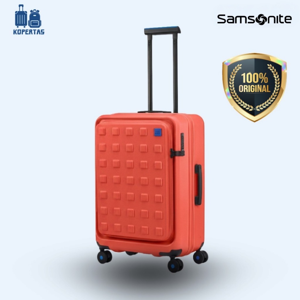 Samsonite Toiis Koper Medium Expandable 66cm Sunset Red - Perjalanan