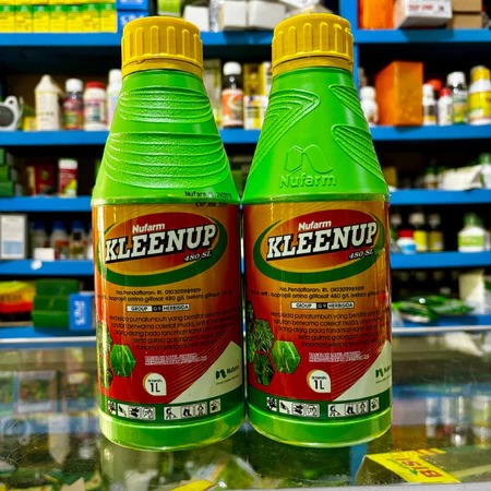 Herbisida KLEENUP 480SL Kemasan 1 Liter - Kleenup Herbisida Ampuh Pembasmi Rumput Liar
