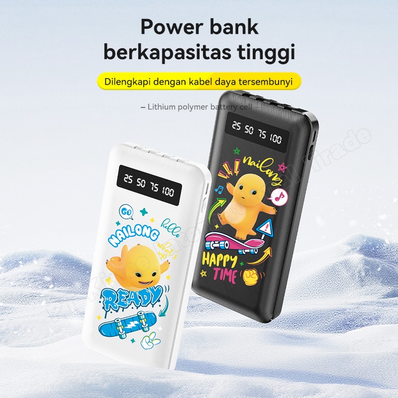 ( Big Sale)KIVEE Powerbank Portable Fast Charging KV-PT113 Pro Power bank 10000mAh - 30000mAh Mini w