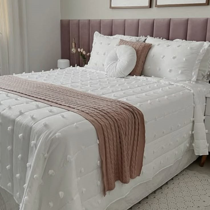 Headboard Tempel Busa MDF Premium Sandaran Tempat Tidur