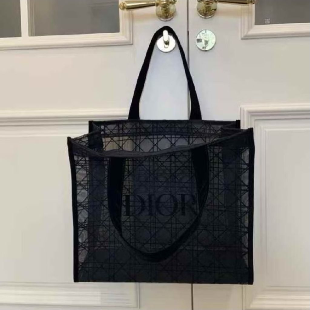(Baca Deskripsi) Original VIP Gift D OR, Christian Dior CD Beauty Mesh Tote Bag