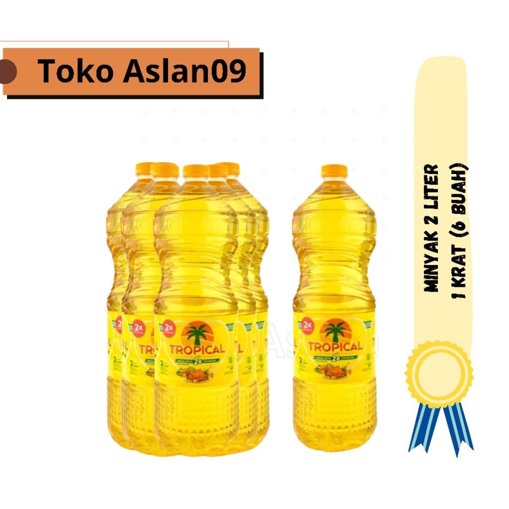Toko Aslan- Minyak Murah Tropical bundling 1 krat (isi 6 buah)