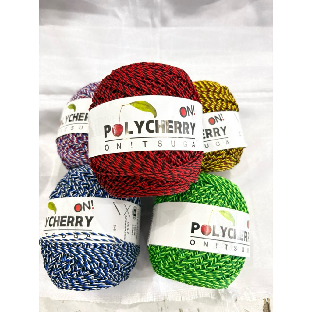 Benang Rajut Polycherry Sembur/Benang Polycherry Mix Warna