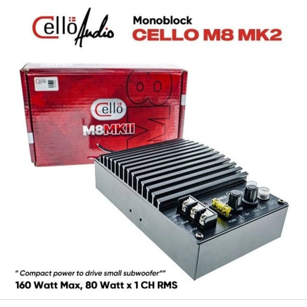 POWER AMPLIFIER MOBIL MONOBLOK CELLO M8 MKII | GARANSI RESMI CELLO