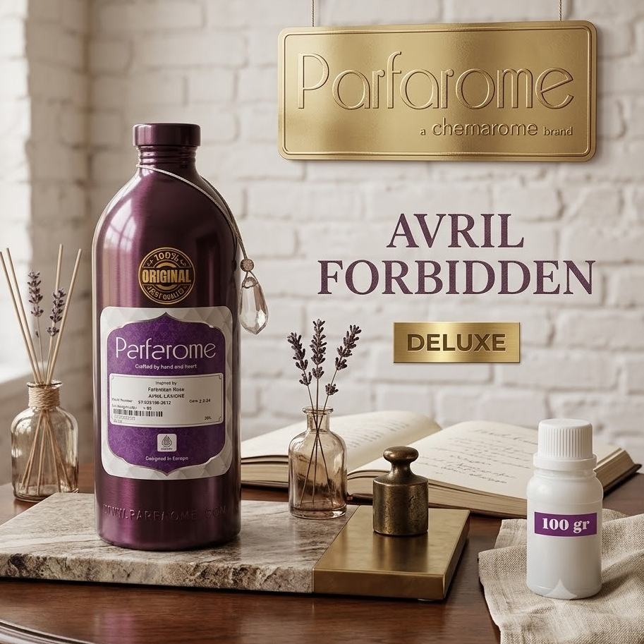 (100 ML) AVRIL REPACK PARFAROME DELUXE 100 ML. FORBIDDEN ROSE. BIBIT PARFUM MURNI 100%.