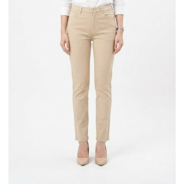 Eprise Bottom Panjang CREAM BP02 | Celana Panjang Wanita