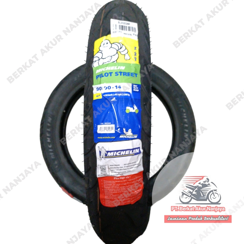 Michelin Pilot Street 90/90-14 tubeless BONUS Pentil Ban Michelin Beat Mio