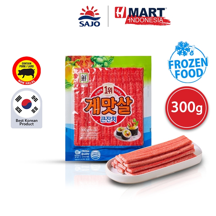 SAJO DAERIM Imitation Crab Stick - Olahan Kepiting - Crab Stick 300g