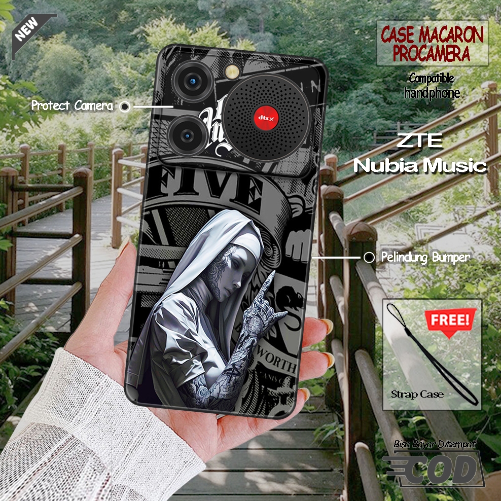 Case ZTE Nubia Music Terbaru - Softcase Macaron Procamera - Casing Silikon Smartphone - CaseMyway