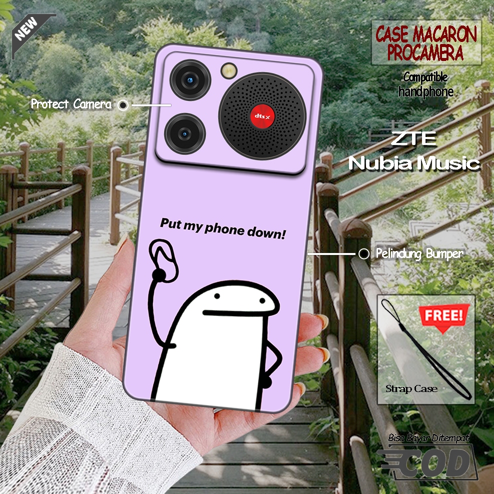 Case ZTE Nubia Music Terbaru - Softcase Macaron Procamera - Casing Silikon Smartphone - CaseMyway