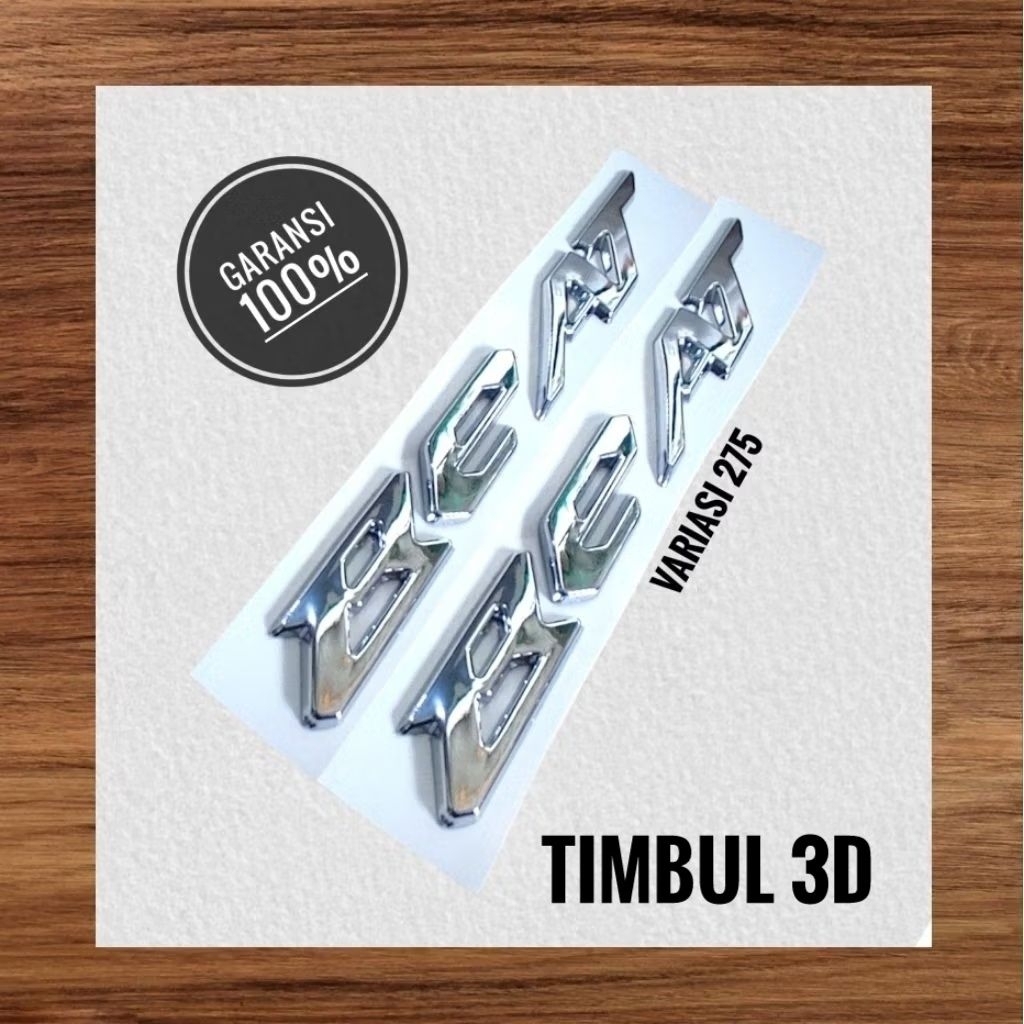 emblem logo tulisan beat timbul 3d / emblem beat / logo beat / emblem beat deluxe / emblem logo stik