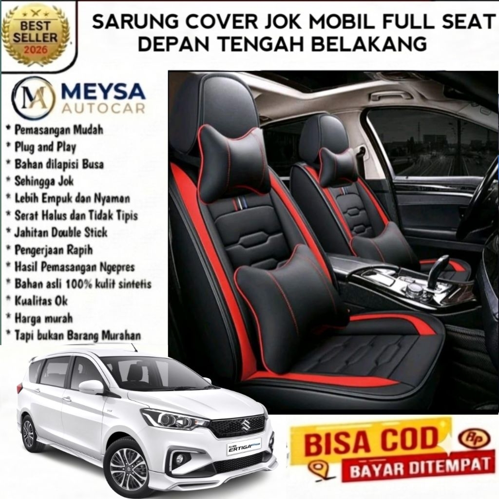 Sarung Cover Jok Mobil Ertiga 2019 full set jok