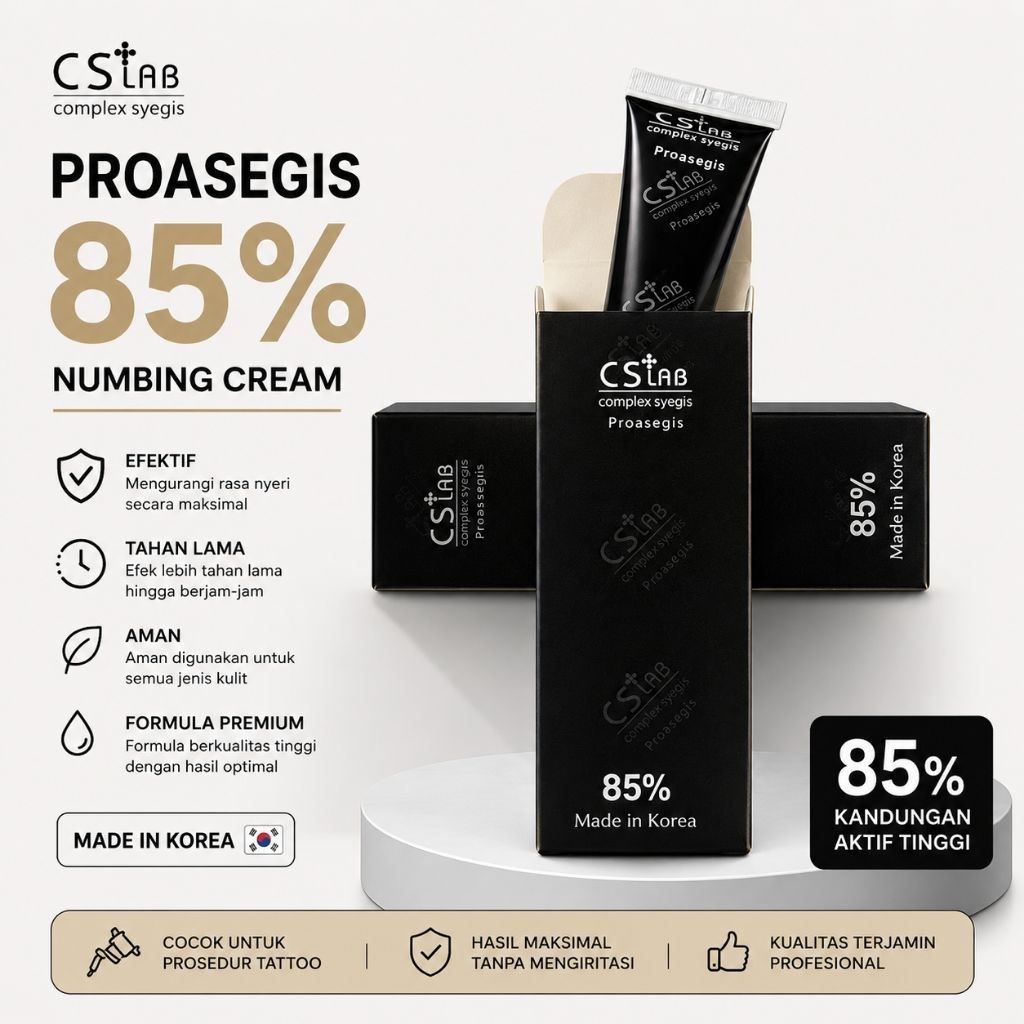 CSLABORIGINAL ANESTESI CREAM 85% CSLAB / ANESTESI SULAM ALIS10gram