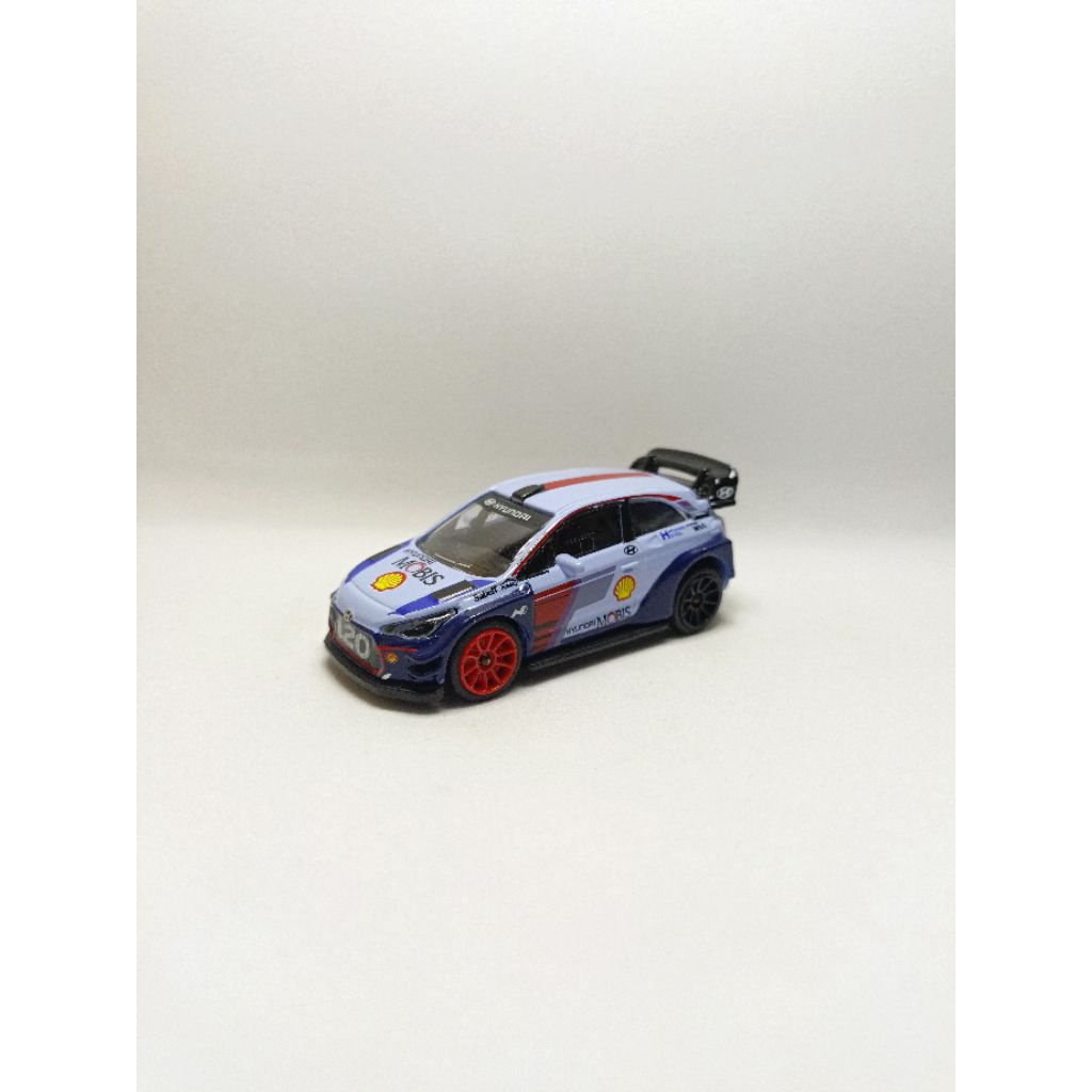 Majorette Hyundai i20 Light Blue WRC Car