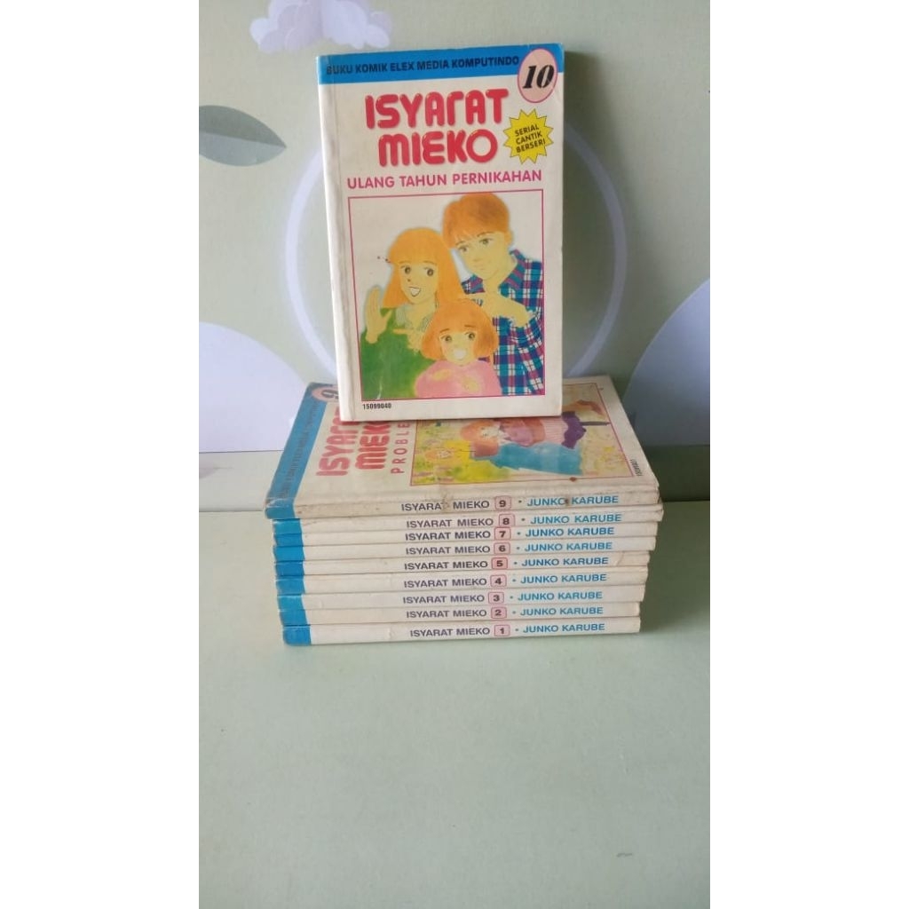 Komik serial cantik Isyarat Mieko Full set tamat 1-10 original elex