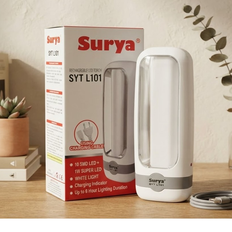 SURYA SENTER CHARGE SYT-L101 10+1W / SENTER CAS SURYA