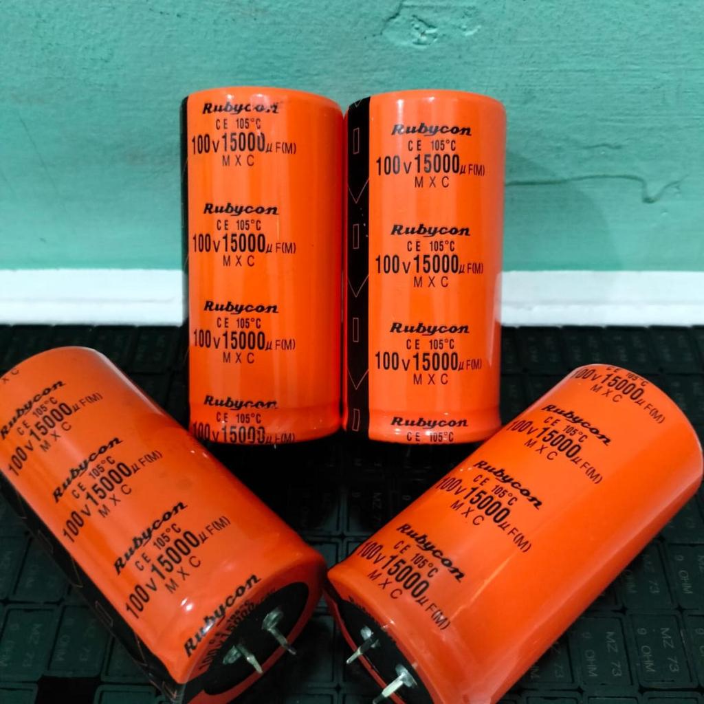 Elco Rubycon 15000uf 100v orange