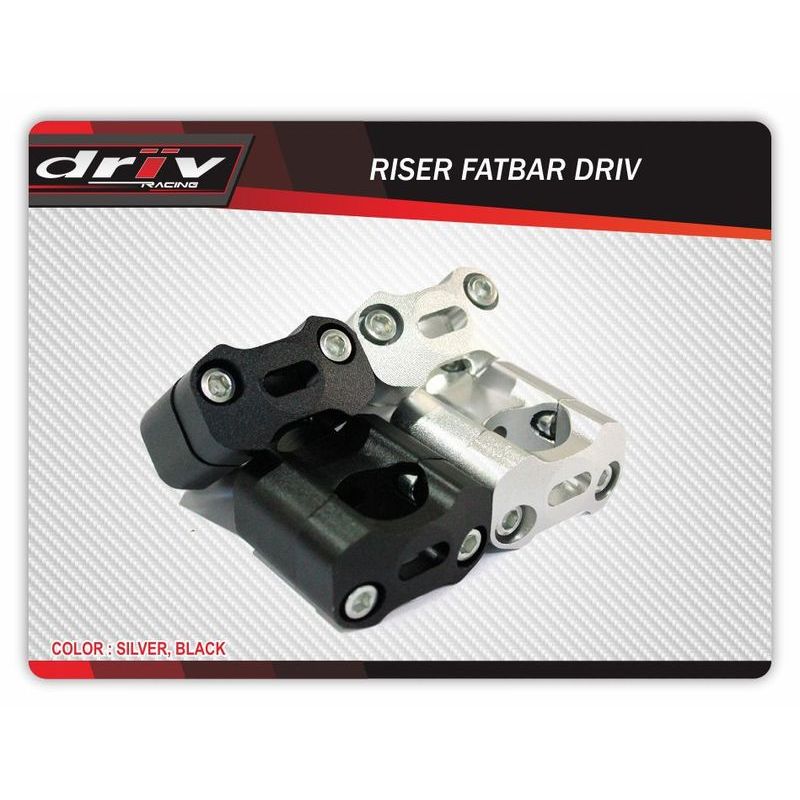 Riser Fatbar DRIV | Peninggi Stang Fatbar Motor Universal