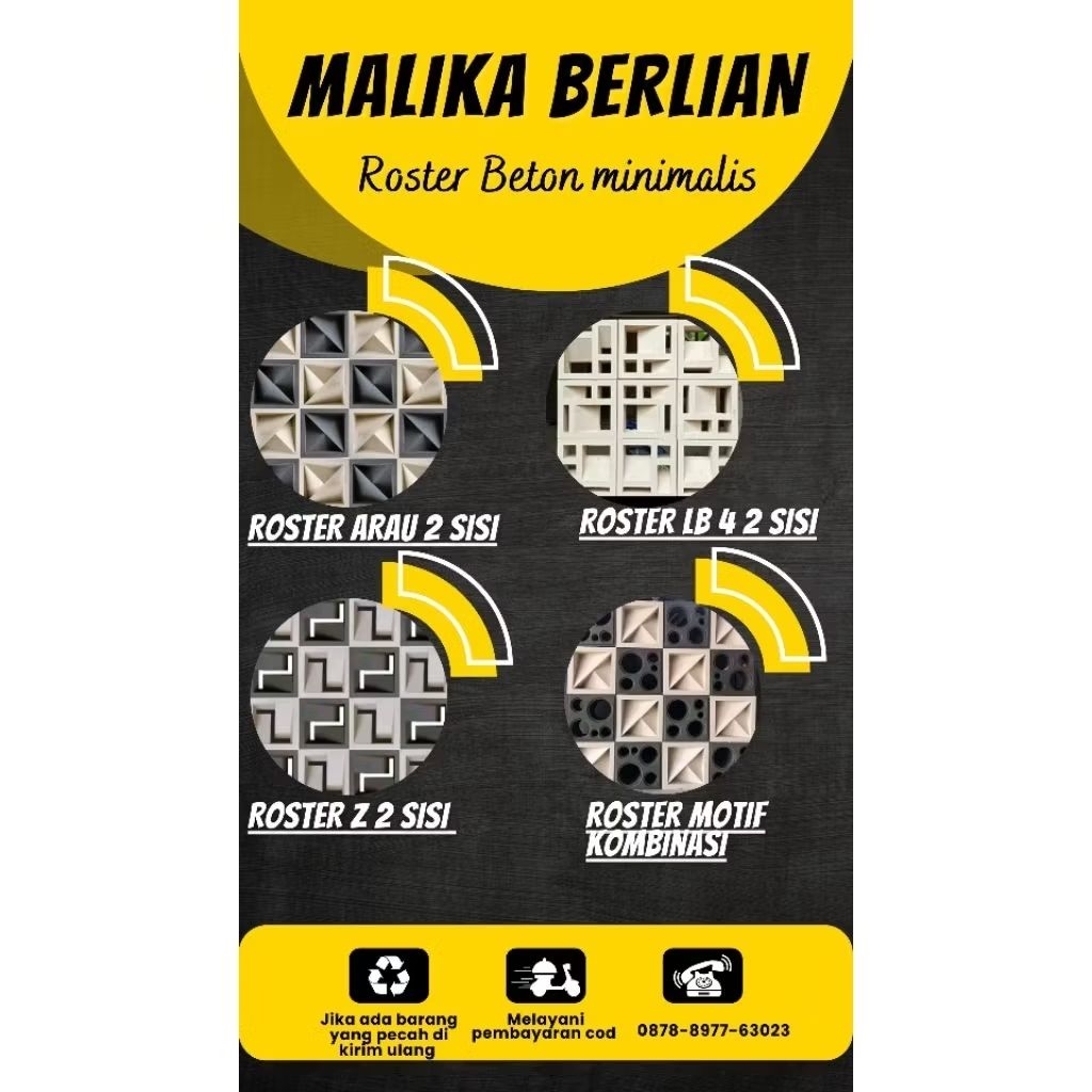 Roster beton minimalis bandung best seller