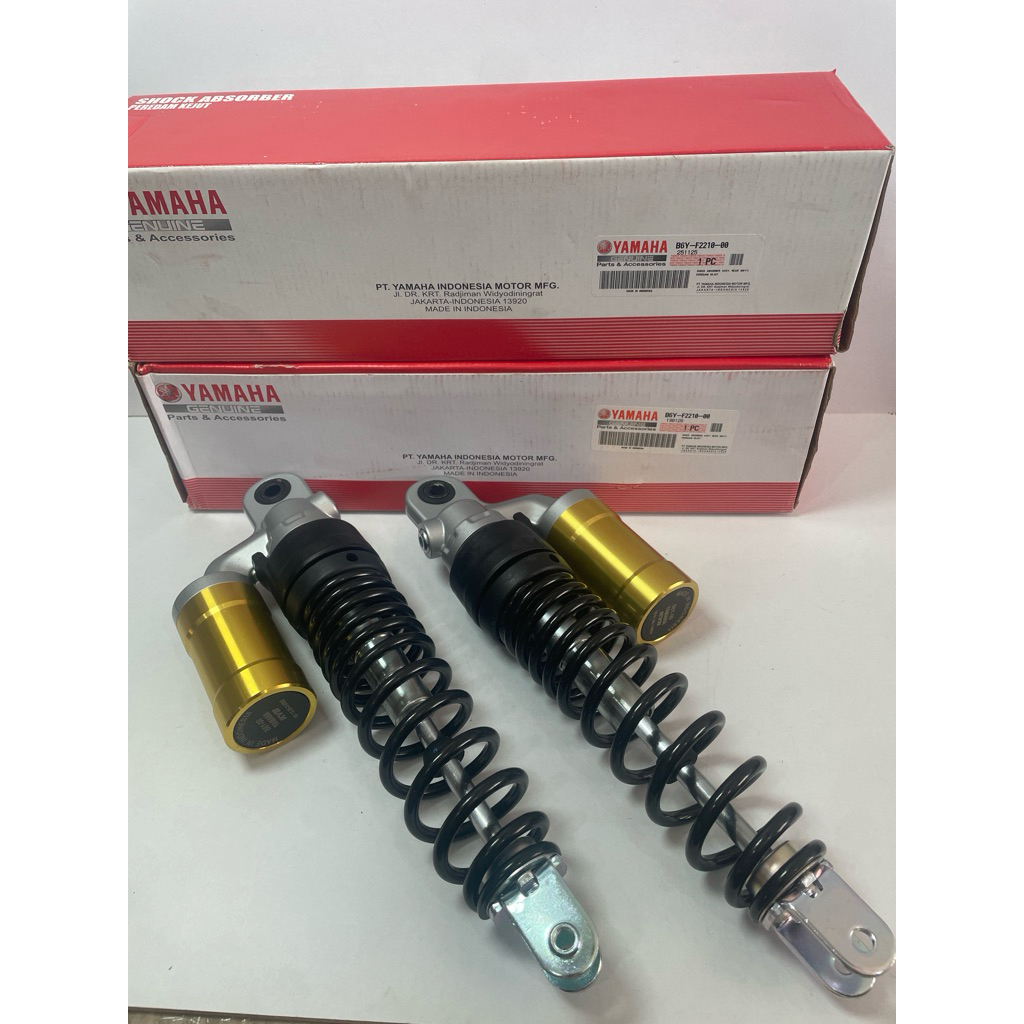 ORIGINAL PART SHOCKBREAKER BELAKANG NEW AEROX B6Y-F2210-00 YAMAHA GENUINE PART 1pcs