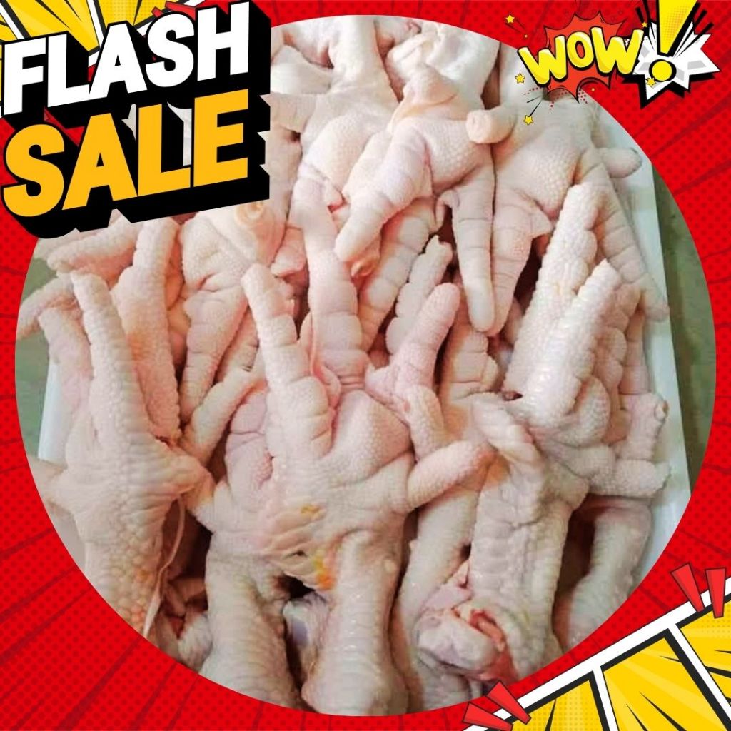 1kg Ceker Gemoy Tanpa Tulang Frozen | Ceker Tanpa Tulang Siap Olah | Ceker Siap Masak | Ceker Gendut