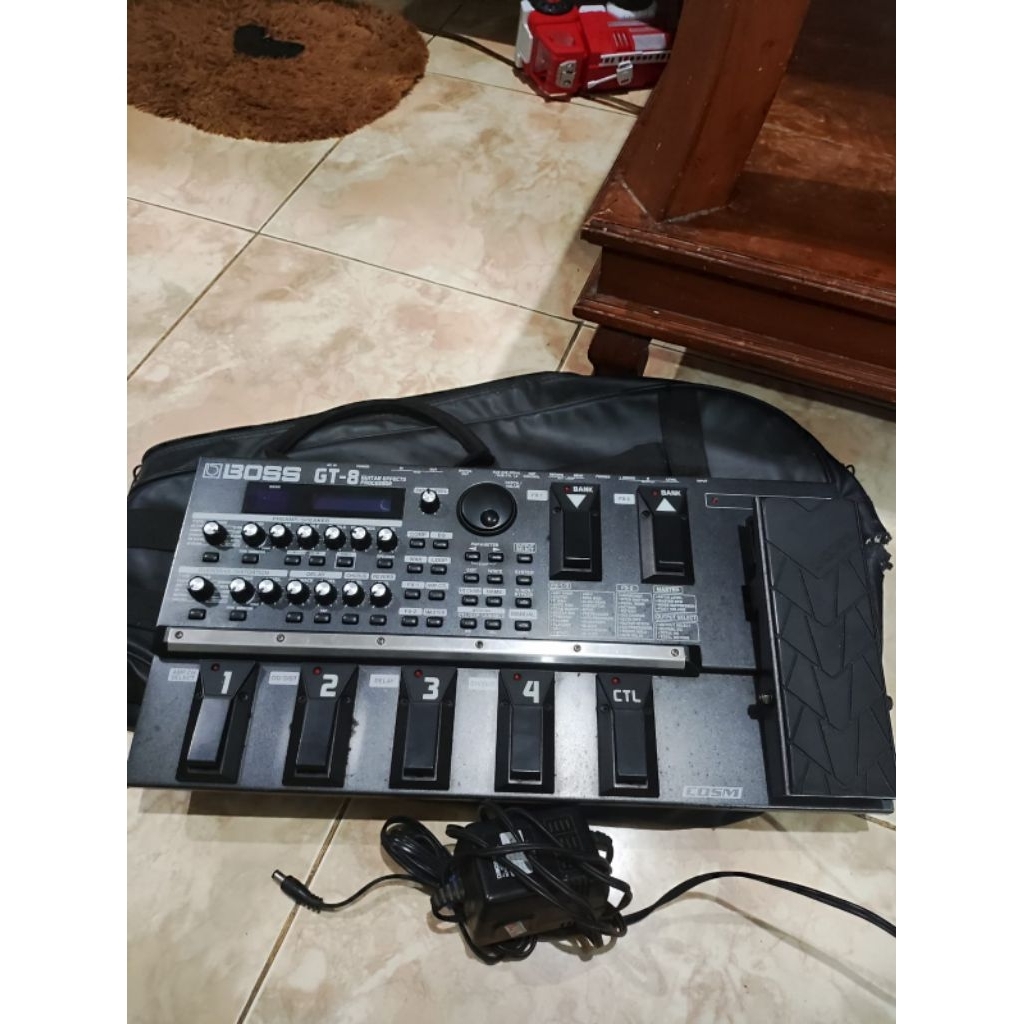 efek gitar boss gt 8 efek boss gt 8 fx mulus