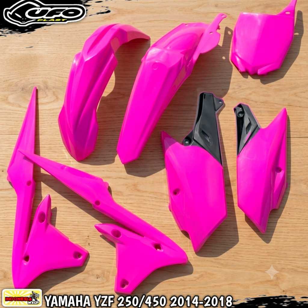 YAMAHA YZ - YZF 250 450 F 2014 2015 2016 2017 2018 - UFO COMPLETE PLASTIK KIT - COVER BODY SET ADVEN