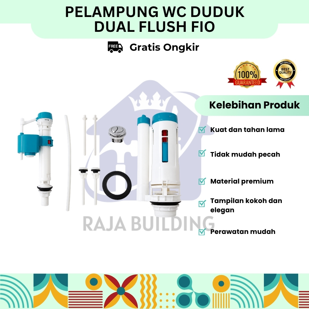 PELAMPUNG WC DUDUK OTOMATIS / ELAMPUNG WC DUDUK PENGISI AIR OTOMATIS SINGLE DUAL / PELAMPUNG WC DUDU