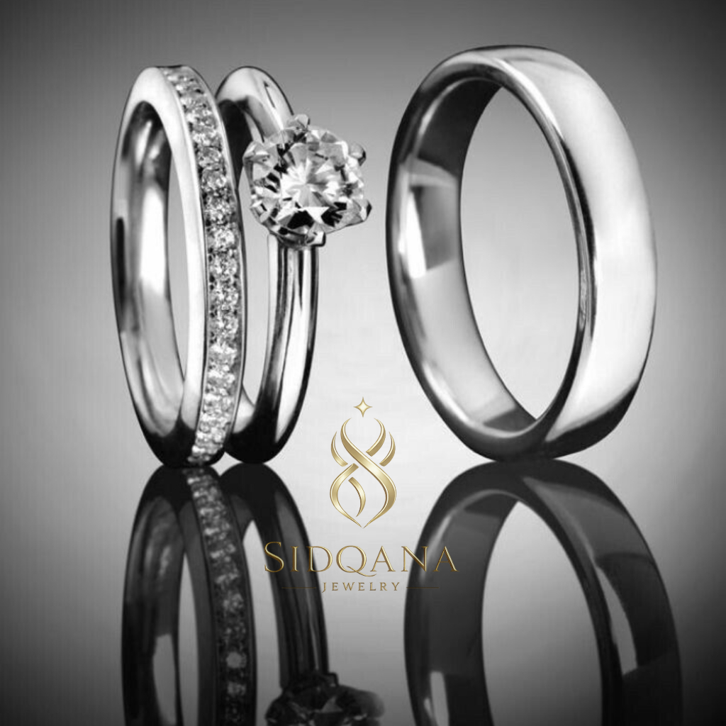 Sidqana Jewelry - Cincin Couple Silver Perak Murni - Couple Ring
