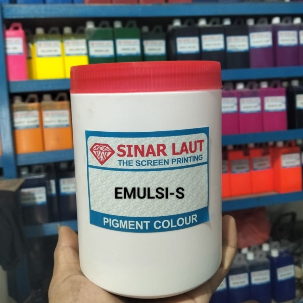 Emulsi/Emulsifier pengental cat,cat pasta sablon kain atau baju kemasan 1KG