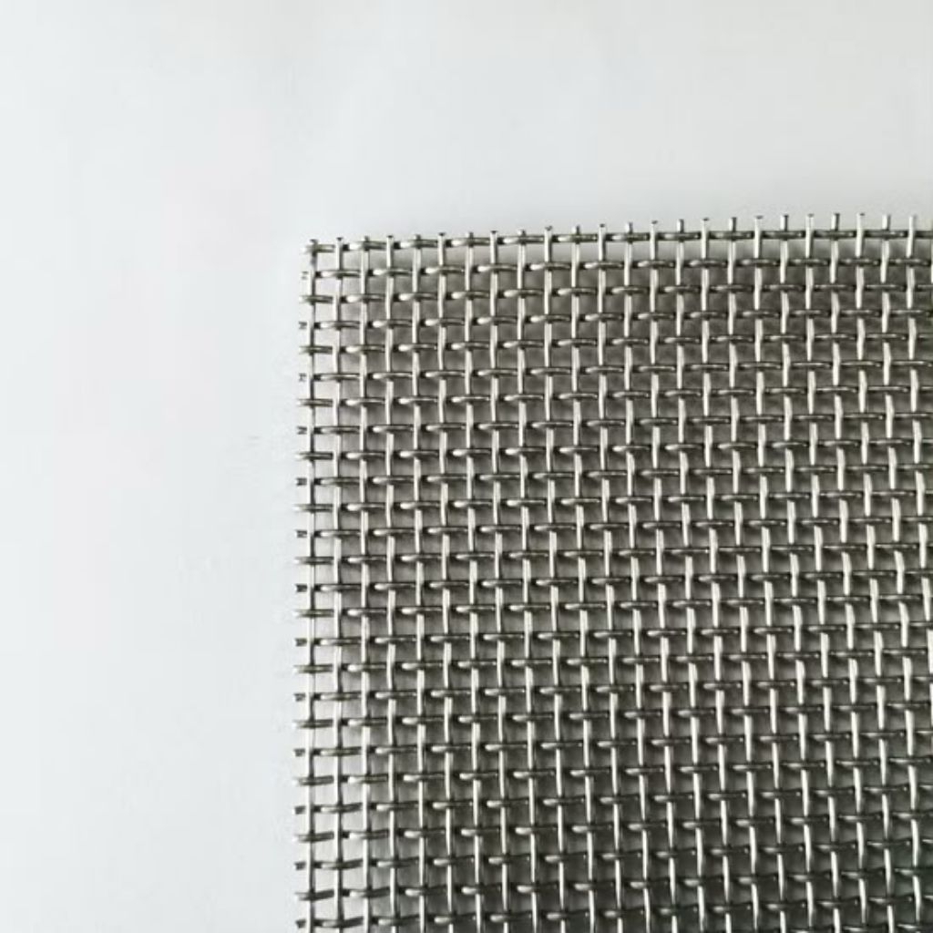 Wiremesh Mesh anyaman lurus 8 mm x 1 mm Meteran SS 316 Lebar 1 meter