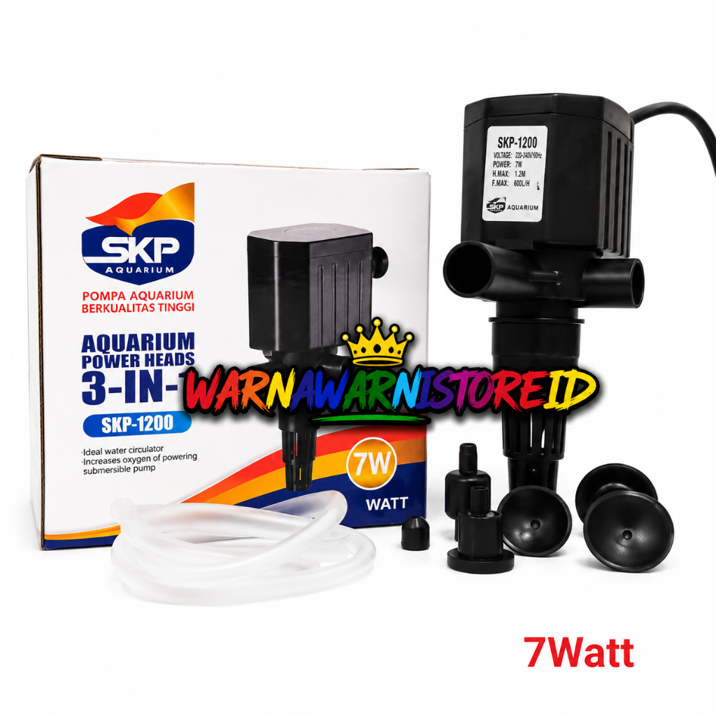 SKP Premium  SKP 1200 Pompa Celup 3 in 1 Aquarium Aquascape