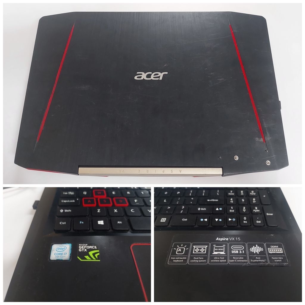Laptop ACER Aspire VX5-591G Intel Core i7 Nvidia GeForce GTX1050