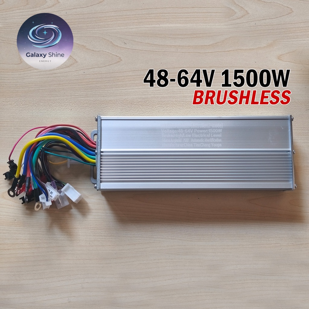 CONTROLLER SEPEDA LISTRIK UNIVERSAL YYOUGEG 48V 60V 64V 1500W BLDC MOTOR BRUSHLESS CONTROLLER 2 MODE