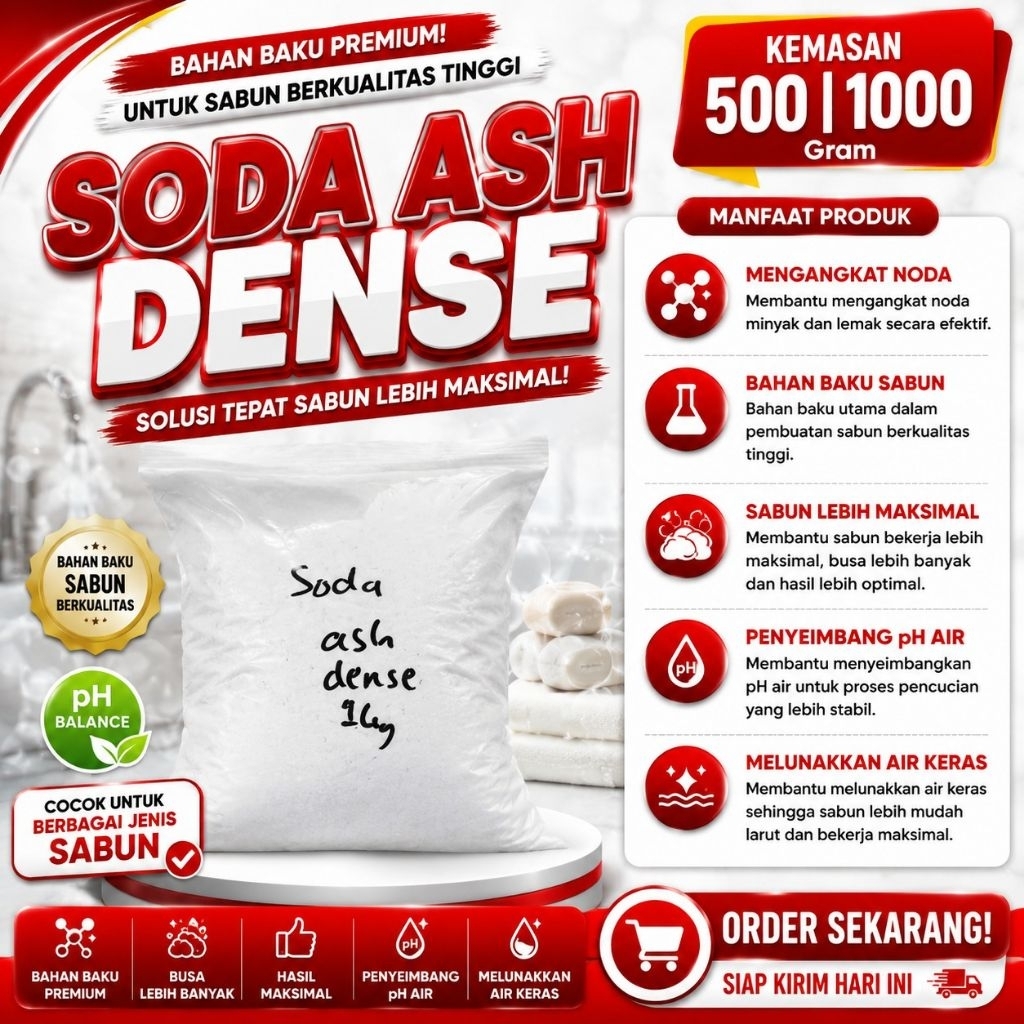 Soda Ash Dense | Bahan Baku Sabun & Deterjen