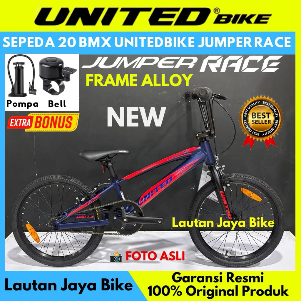 Sepeda Anak 20 BMX Pacific Azure/Jumper Race Frame Alloy Terbaru