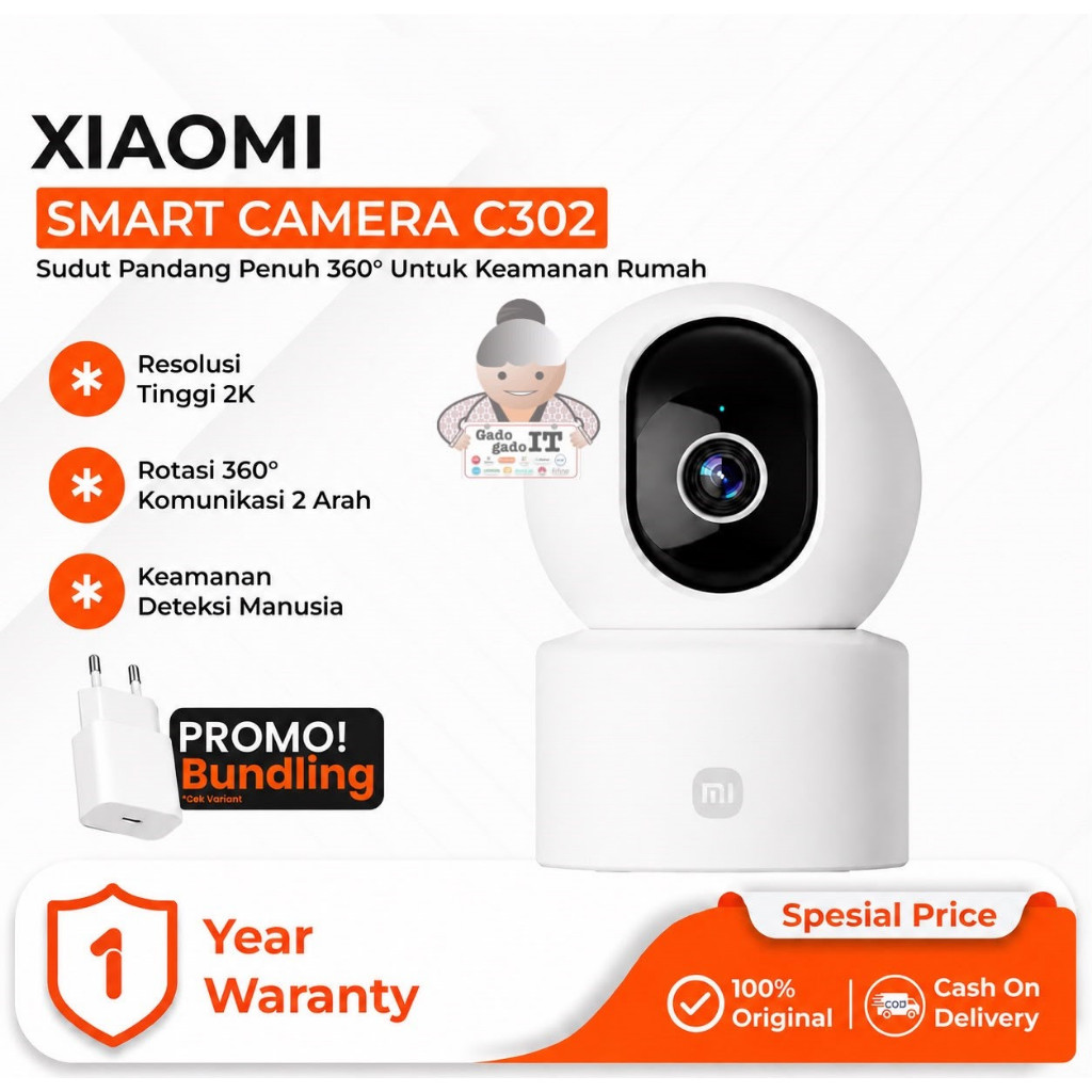 XiaoYi Yi Dome HD IP Camera/Kamera CCTV IR DOME 360 Degrees ( ORIGINAL & RESMI )