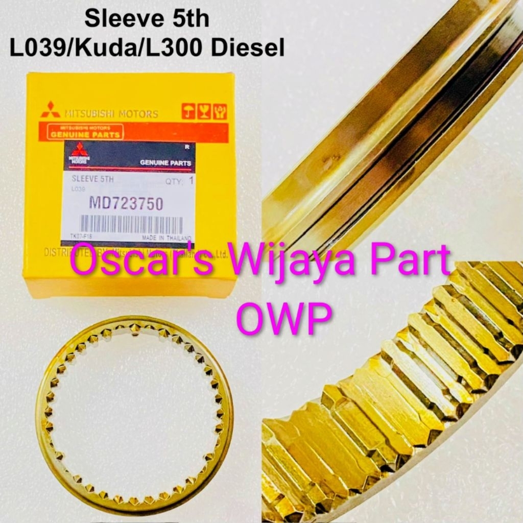 SLEEVE 5TH L039/KUDA/L300 DIESEL/ SLEEVE GIGI 5 PENGHUBUNG GIGI TRANSMISI MOBIL MITSUBISHI L039/KUDA