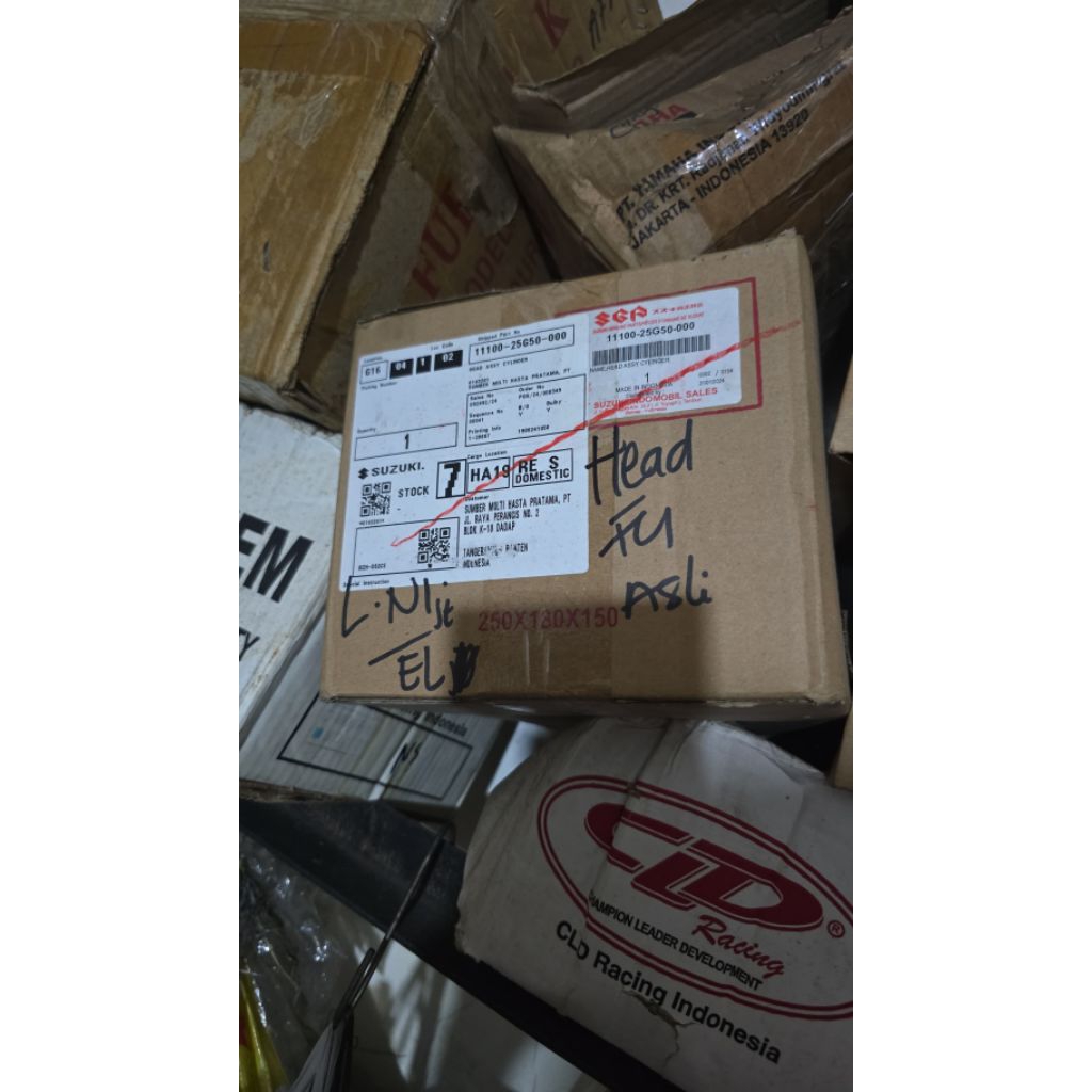 Paket Komplit Head Satria  FU + porting polish Original