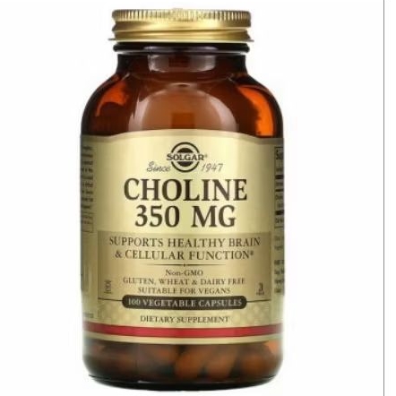 Solgar, Cholinee, 350 mg, 100 Vegetable Capsule