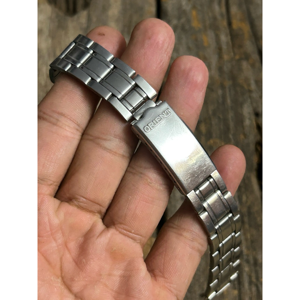 Orient Original Stainless Steel Strap Bekas Copotan Jam Tangan Vintage