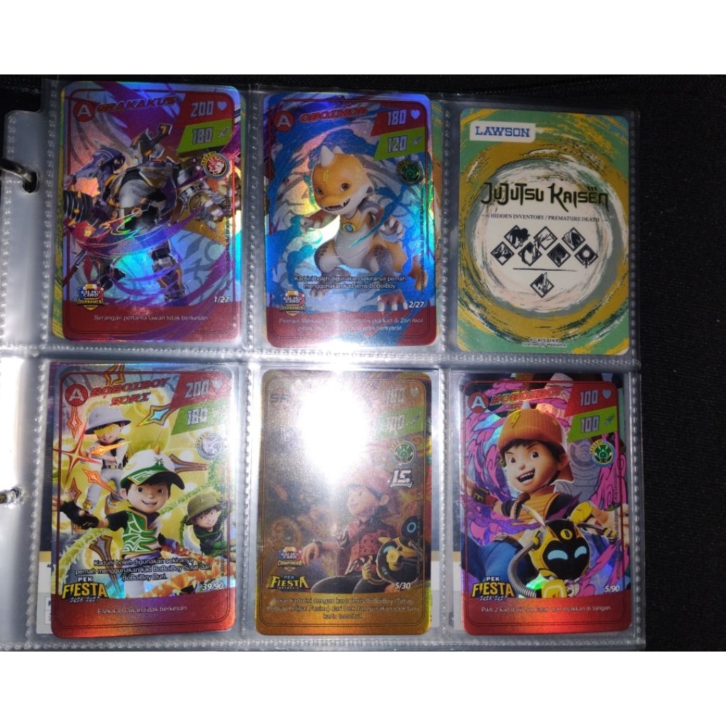 Monsta Galaxy Card Boboiboy Pek Fiesta