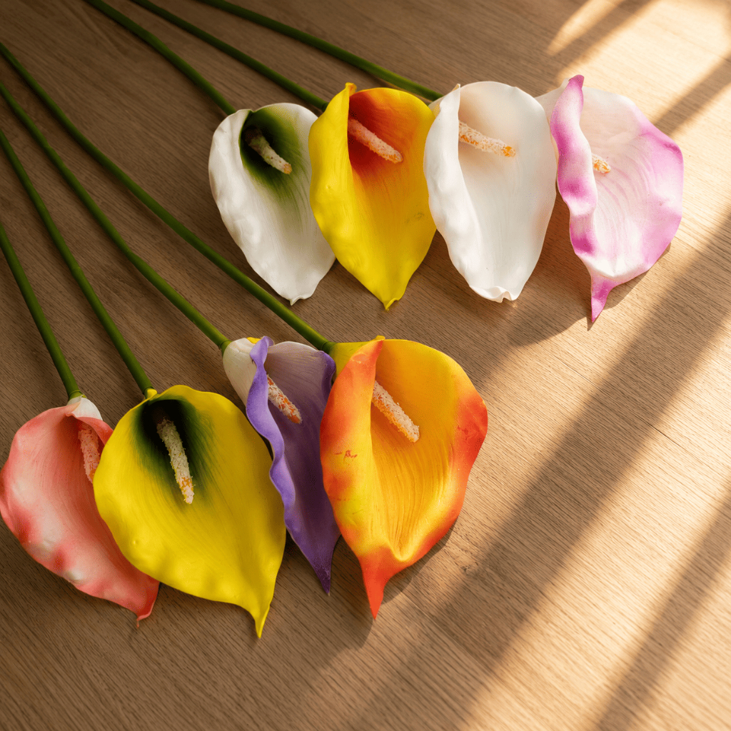 Bunga Artificial Calla Lily Jumbo | Tinggi 62cm | Dekorasi Pernikahan | Hiasan Ruang Tamu | Vas Deko