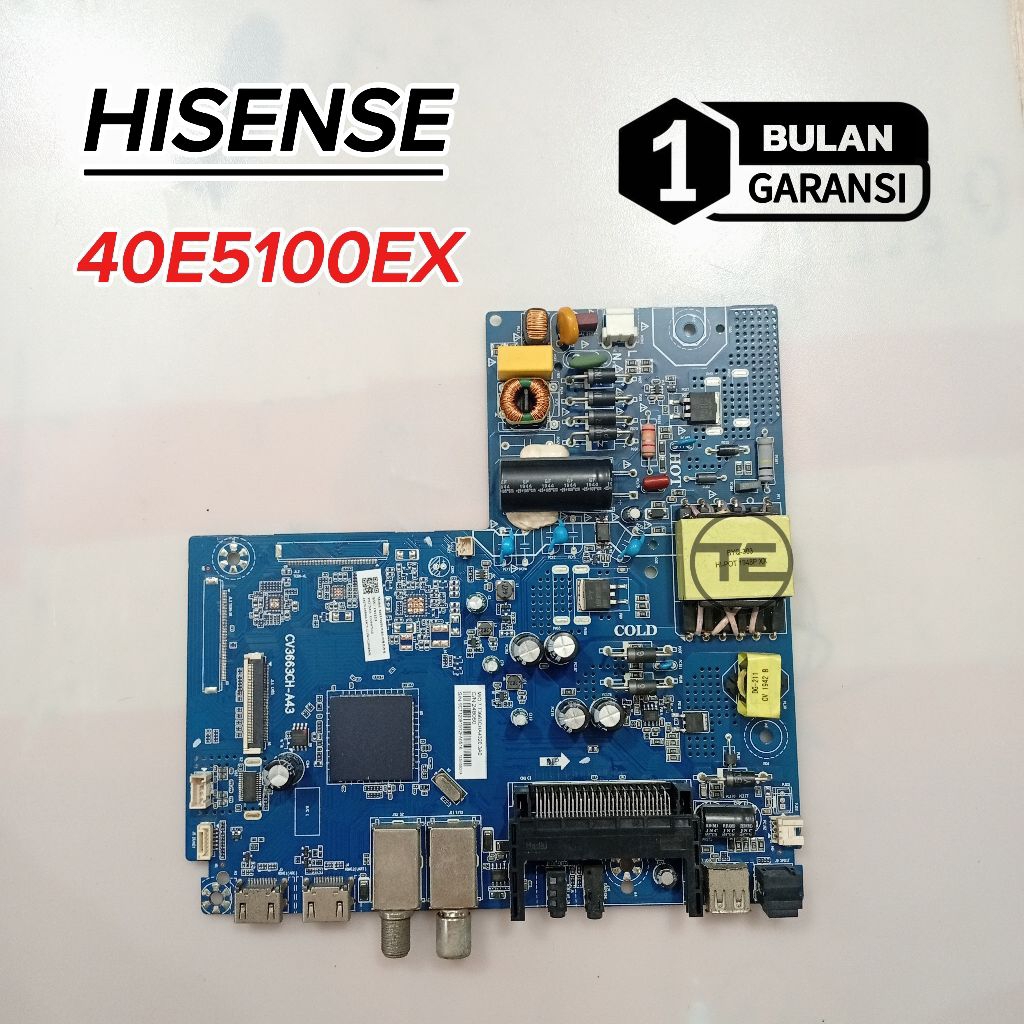 MB HISENSE 40E5100 MESIN TV HISENSE 40E5100 MAINBOARD MOTHERBOARD MODUL TV LED