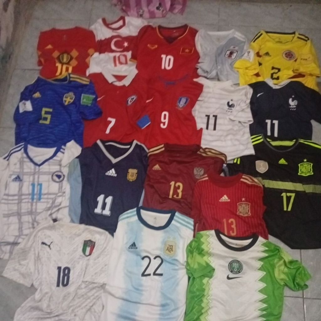 UPDATE 05-08-26 Jersey Timnas Nasional Negara (Argentina Spanyol Prancis Turki Italia Jepang Belgia)