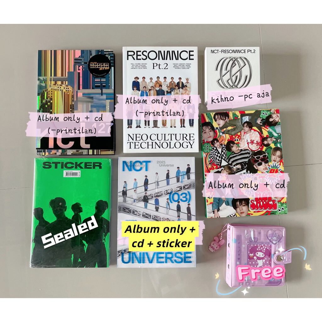 Album NCT Resonance departure universe superhuman TAKE ALL ONLY