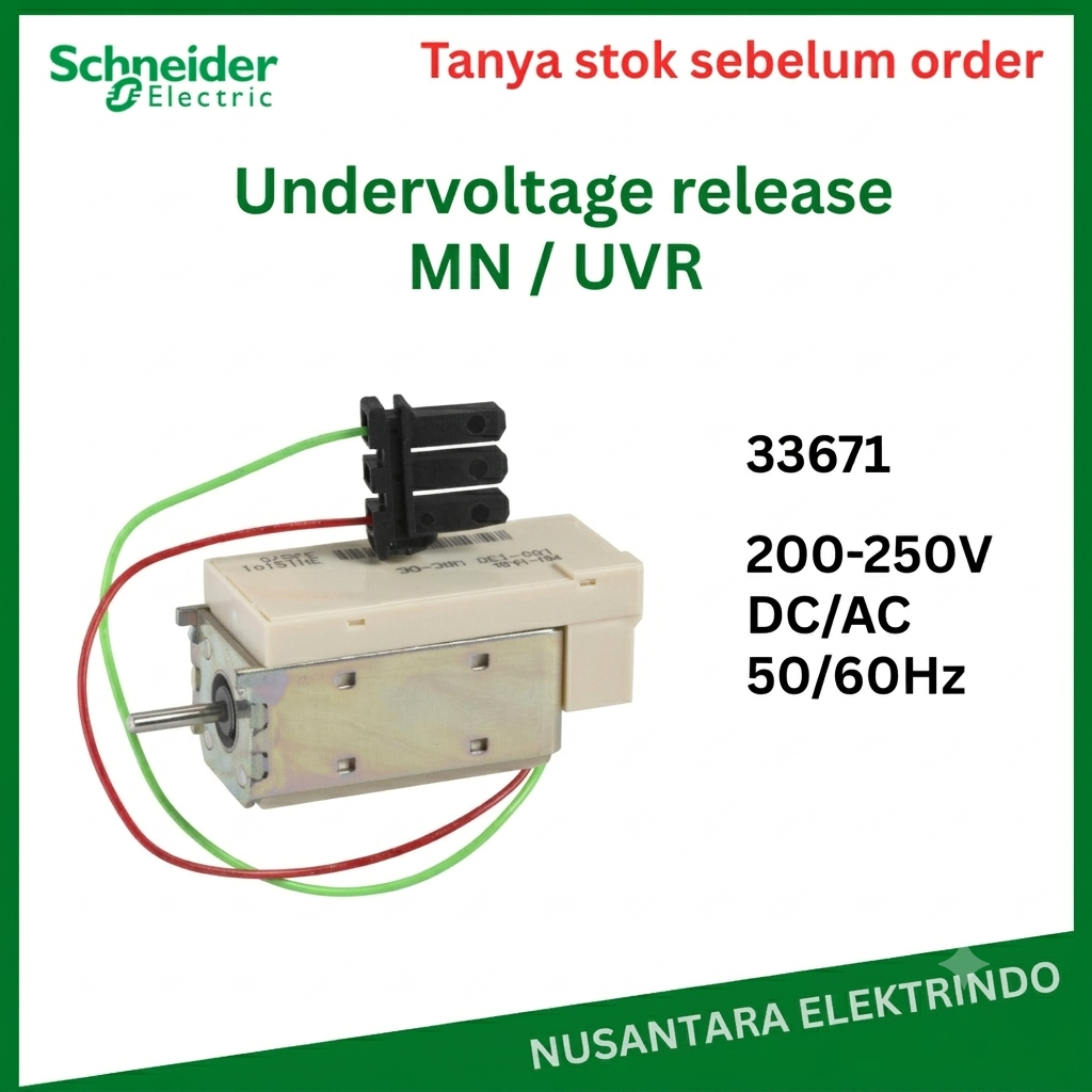 UVT UVR MN schneider 33671 undervoltage release